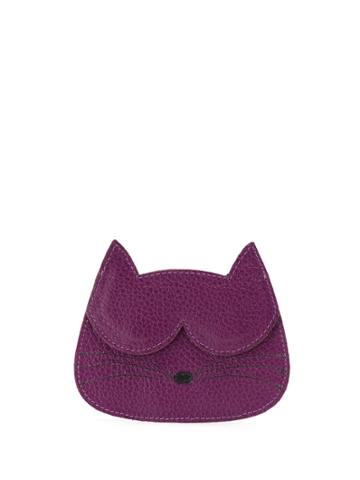 Sarah Chofakian Porta Cartão Gato - Purple