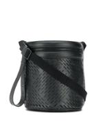 Bottega Veneta Borsa Perforated Paper Bag - Black