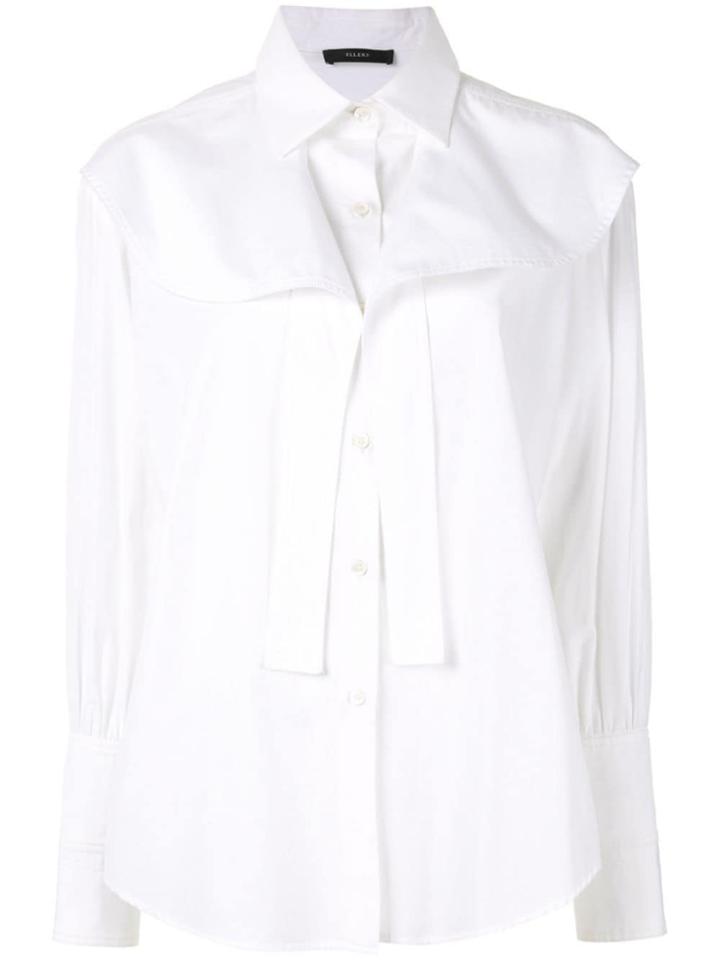 Ellery Icaro Frilled-yoke Shirt - White