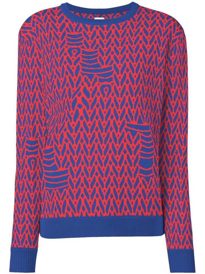 Opening Ceremony Umd X Opening Ceremony Crew Jumper, Women's, Size: Small, Blue, Merino