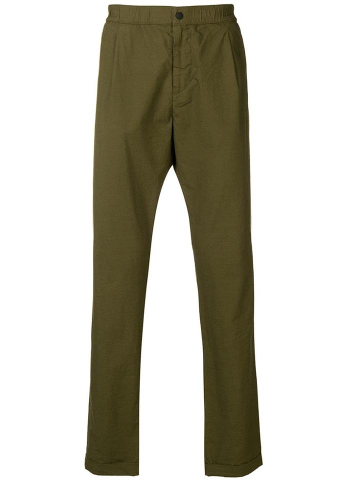 Ps Paul Smith Regular-fit Cotton Trousers - Green