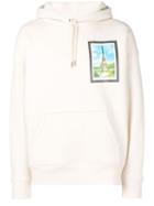 Ami Alexandre Mattiussi Hoodie With Postcard Print - Neutrals