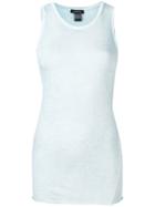 Avant Toi Round-neck Tank Top - Blue
