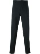Lanvin Contrasted Stripe Tailored Trousers, Men's, Size: 52, Blue, Spandex/elastane/virgin Wool