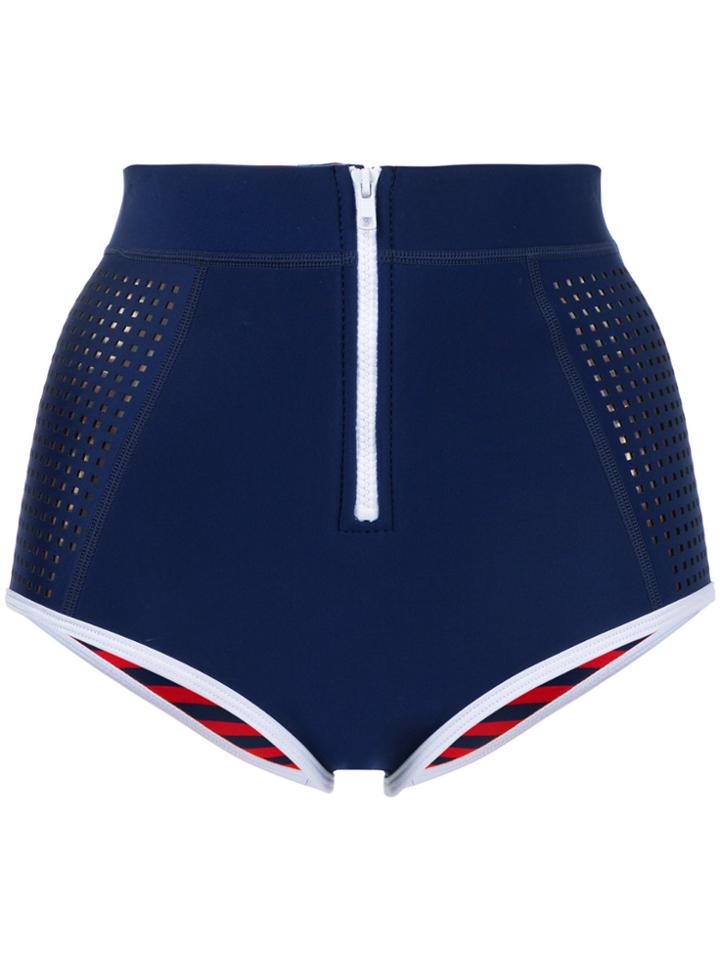 Duskii Kailua High Waisted Bikini Pants - Green