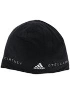 Adidas By Stella Mccartney Logo Print Beanie - Black