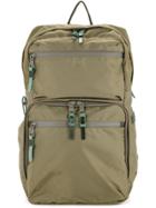 As2ov 210d Nylon Twill Square Backpack - Green