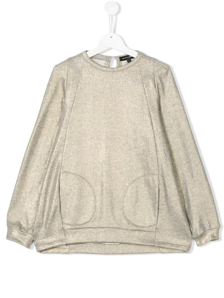 European Culture Kids Metallic Sweatshirt