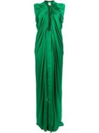 Maison Rabih Kayrouz Gathered Cocktail Dress - Green