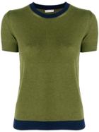 Moncler Contrast Short-sleeve T-shirt - Green