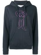 Société Anonyme Logo Printed Hoodie - Blue