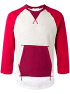 Ganryu Comme Des Garcons Pile Lined Sweatshirt - Red