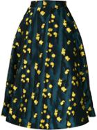La Doublej Pussy Willow Circle Skirt - Blue