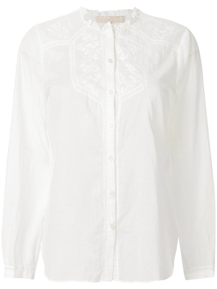 Vanessa Bruno Frill Trim Shirt - White