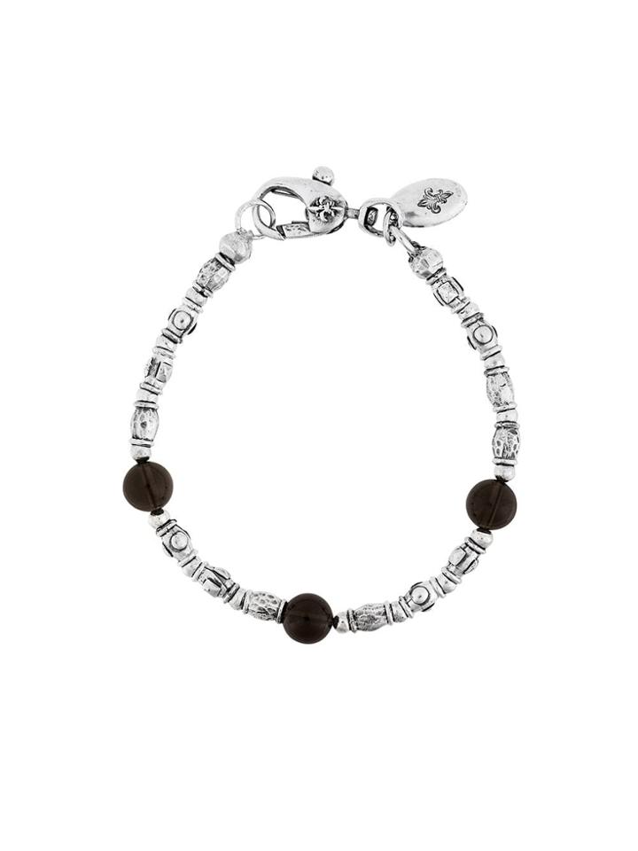 Elf Craft Tubes And Stones Bracelet - Metallic