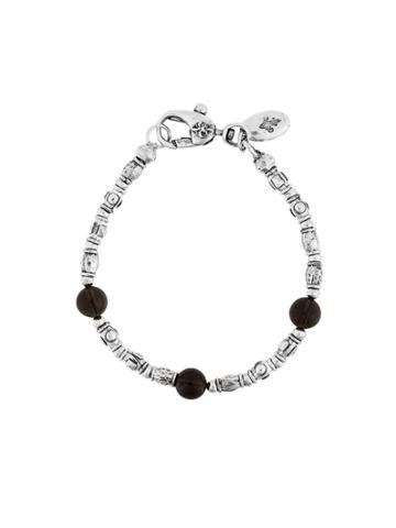 Elf Craft Tubes And Stones Bracelet - Metallic