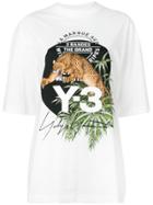 Y-3 Big Cat Print T-shirt - White