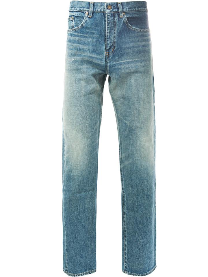 Saint Laurent Classic Straight-leg Jeans - Blue