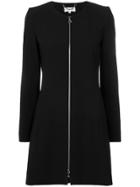 Patrizia Pepe Long Zipped Jacket - Black