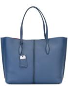 Tod's Tag Detail Tote, Women's, Blue