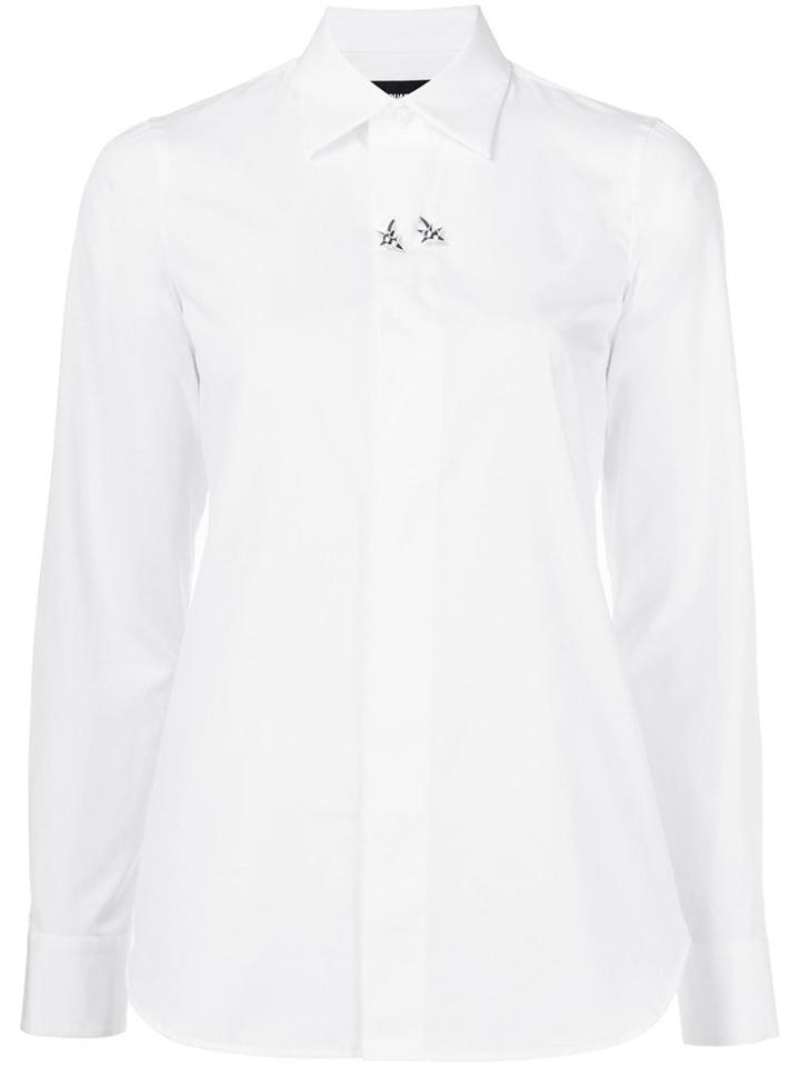Dsquared2 Classic Embellished Detail Shirt - White