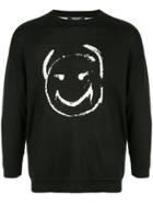Undercover Smiley Face Sweater - Black