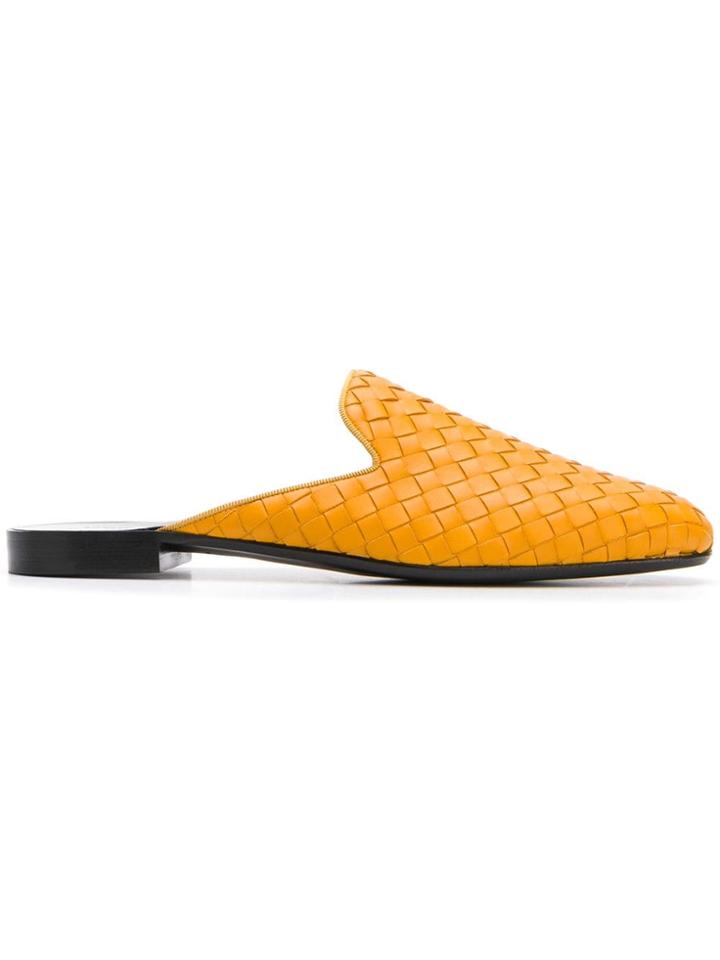 Bottega Veneta Pant Pelle S.cuoio Int. Nappa - Yellow