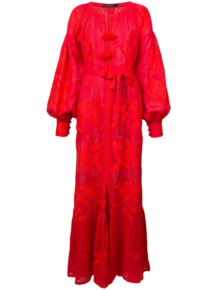 Vita Kin Floral Embroidered Maxi Dress