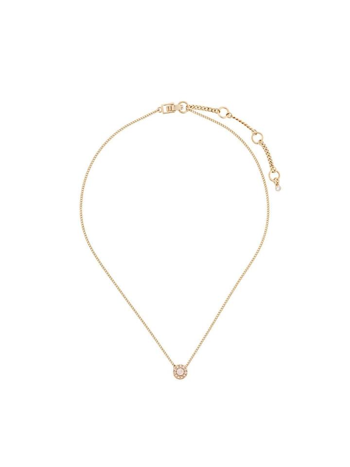 Givenchy Vintage Delicate Crystal Pendant - Yellow & Orange
