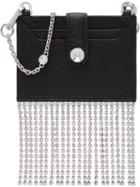 Miu Miu Crystal-embellished Cardholder - Black