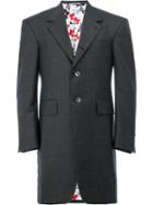 Thom Browne - Long Blazer - Men - Cotton/wool/shark Skin - 2, Grey, Cotton/wool/shark Skin
