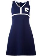 Pierre Cardin Vintage Sleeveless A-line Dress, Women's, Size: 38, Blue