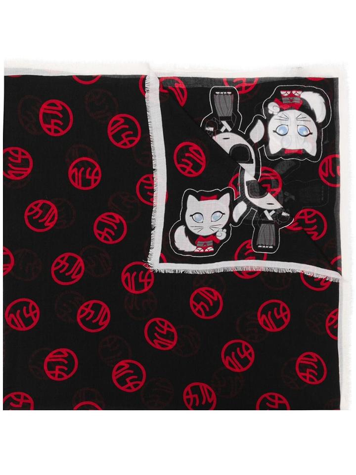 Karl Lagerfeld Ikonik Scarf - Black