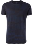 Armani Jeans Logo Print T-shirt, Men's, Size: L, Blue, Cotton