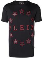Philipp Plein Logo Plaque Crew Neck T-shirt - Black