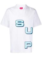 Supreme Stagger Print T-shirt - White