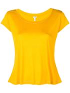 Loewe Scoop Neck T-shirt - Yellow