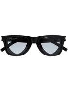 Saint Laurent Eyewear Heart Sunglasses - Black