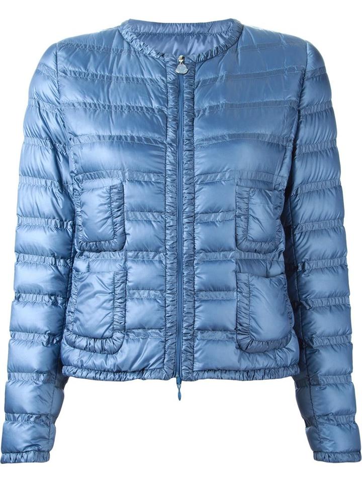Moncler Lissy Padded Jacket, Women's, Size: 4, Blue, Polyamide/feather Down