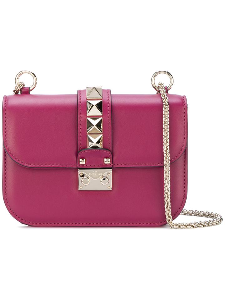 Valentino Valentino Garavani Small Shoulder Bag - Pink & Purple