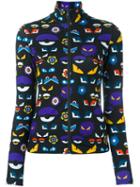 Fendi Bag Bugs Zipped Jacket