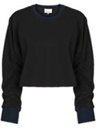 3.1 Phillip Lim Cropped Sweatshirt - Black