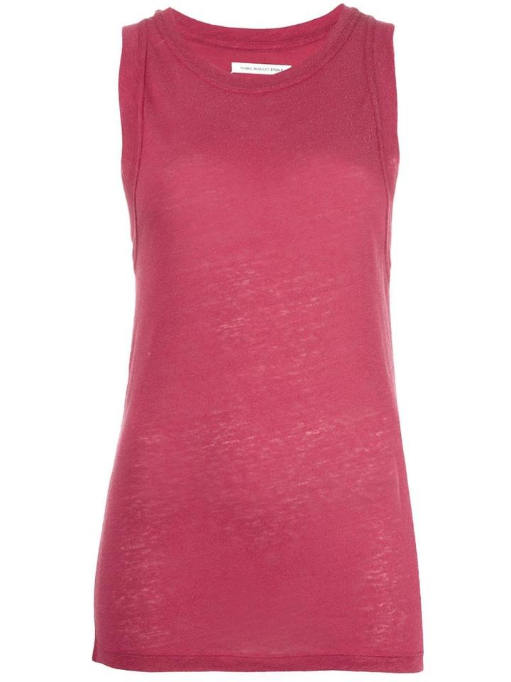 Isabel Marant Étoile Classic Tank Top, Women's, Size: Small, Pink/purple, Silk