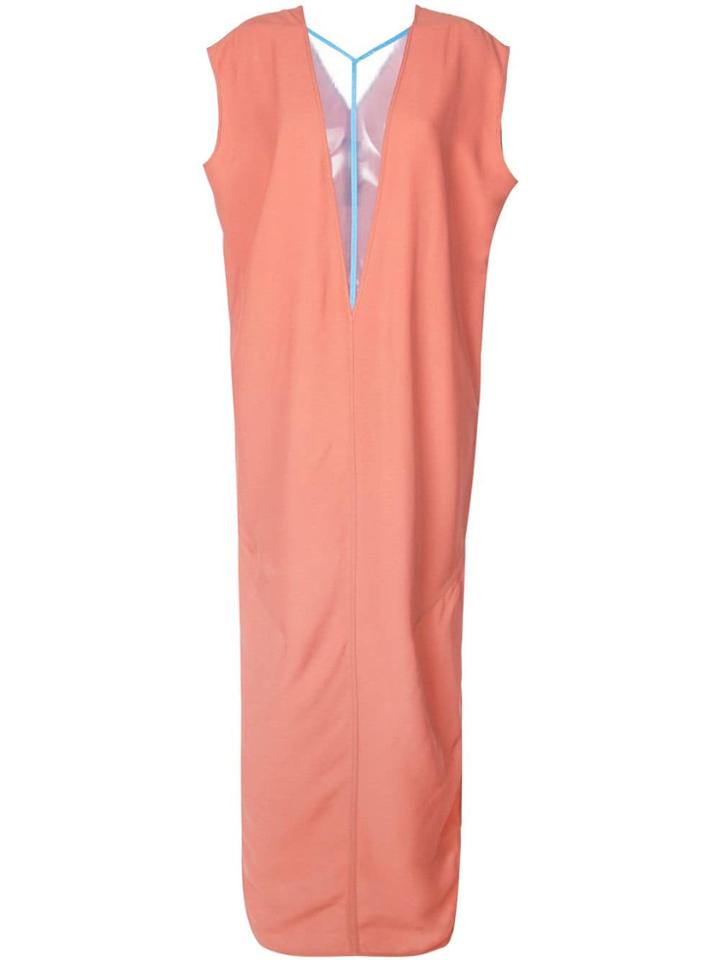 Rick Owens V-neck Dagger Dress - Orange