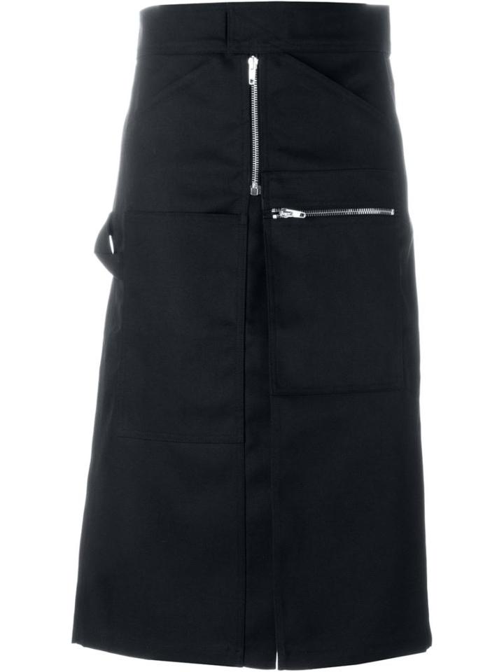 Vetements Zip Detailing High Waist Skirt