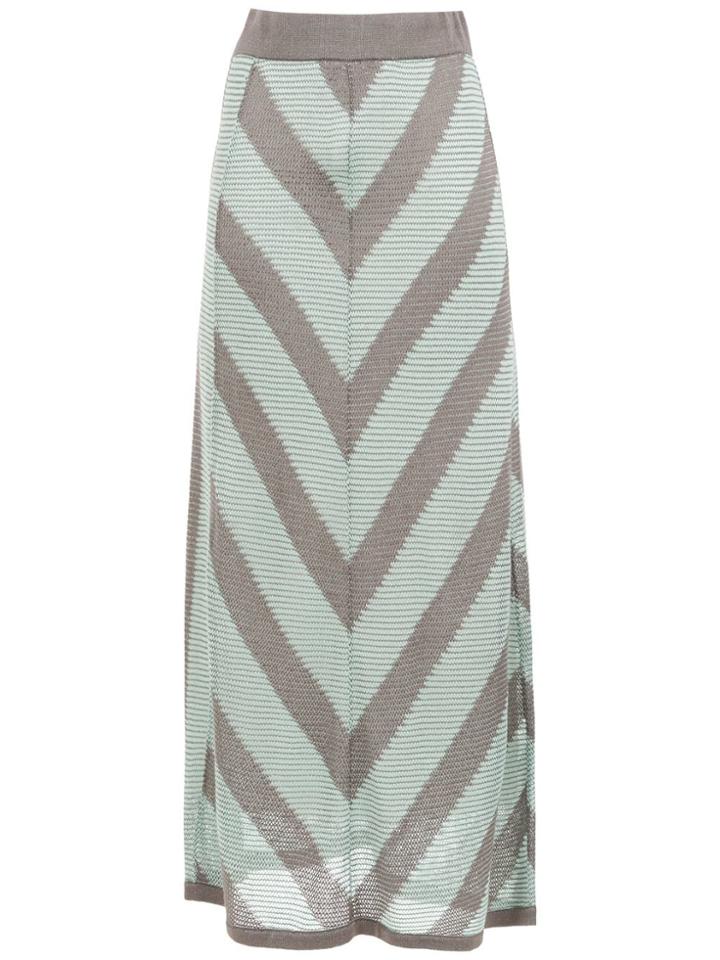 Alcaçuz Knit Glaucia Skirt - Green