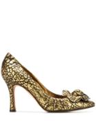 Dolce & Gabbana Pre-owned 2000's Leopard Effect Pumps - Gold