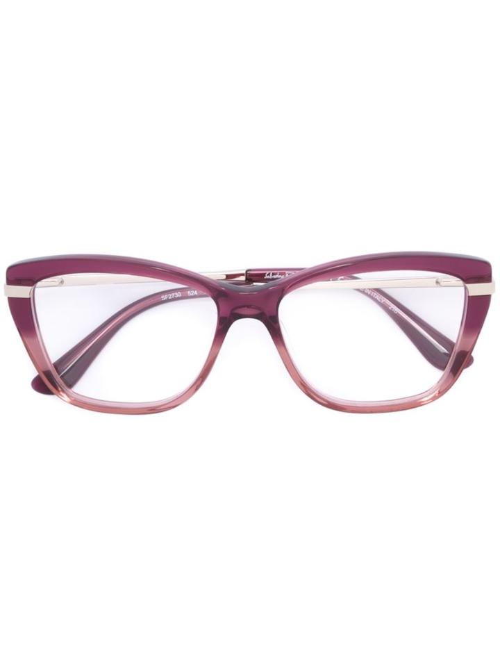 Salvatore Ferragamo Cat Eye Glasses
