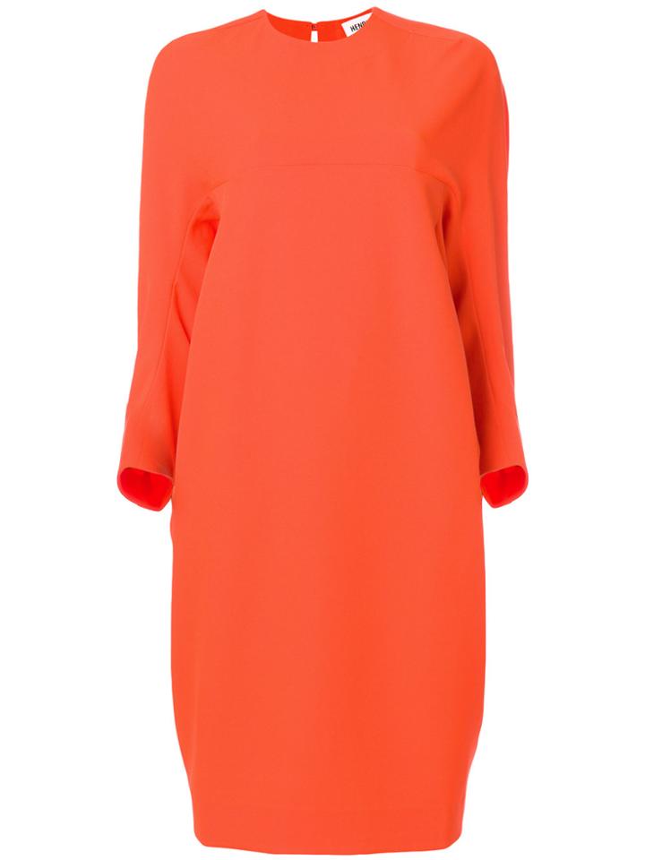Henrik Vibskov Oversized Drape Dress - Yellow & Orange