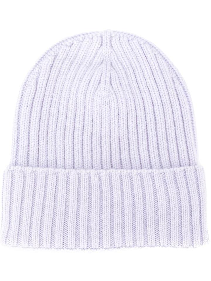 Dell'oglio Intarsia Knit Hat - Blue